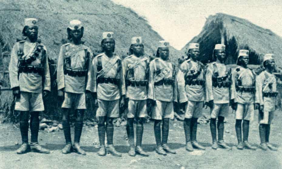 King’s African Rifles during World War I. 