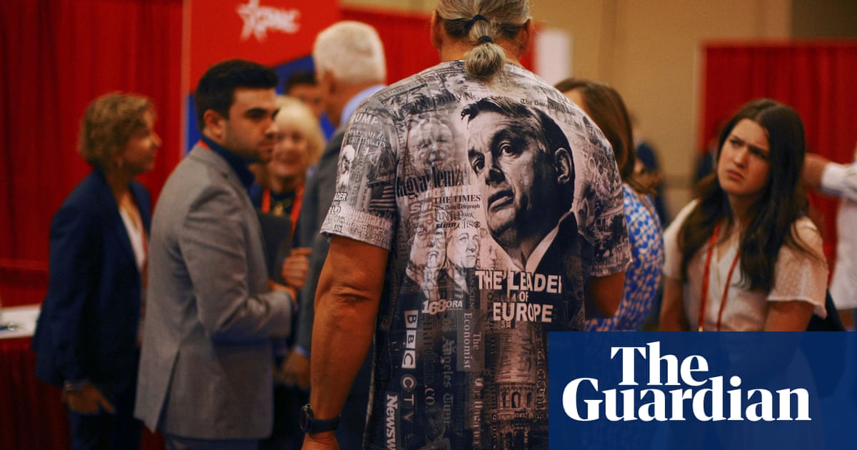 Viktor Orbán turns Texas conference into transatlantic far-right love-in