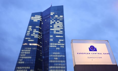 The headquarters of the European Central Bank in Frankfurt