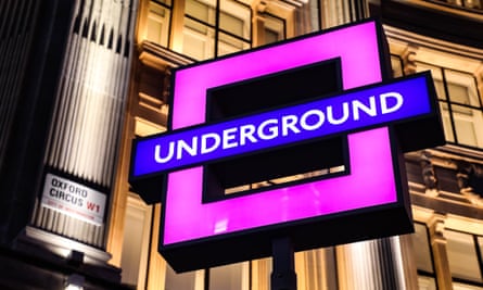 London Underground sign in square shape