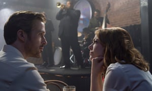 La La Land: Sebastian (Ryan Gosling)and Mia (Emma Stone).