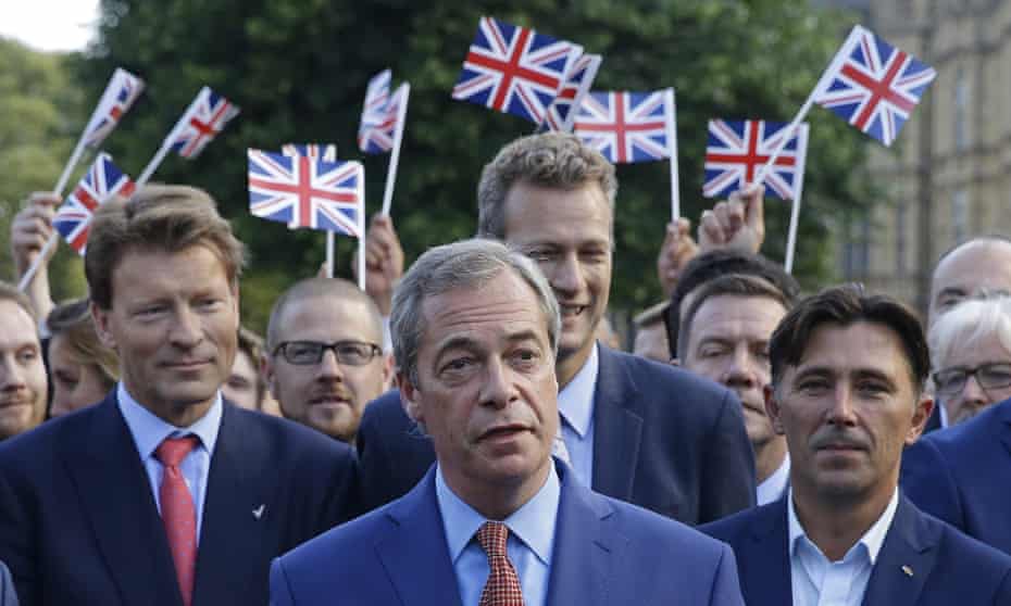 Nigel Farage, the leader of the UK Independence party speaks to the media in London, Friday, June 24, 2016. 