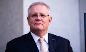 Prime Minister Scott Morrison speaks during a press conference following a National Cabinet meeting Parliament House on 8 May 2020 in Canberra, Australia.