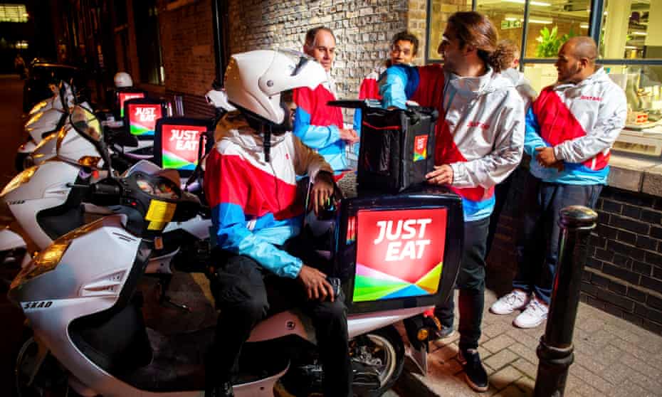 Just Eat delivery staff