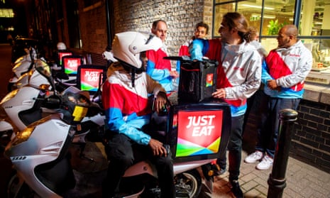 Just Eat delivery couriers