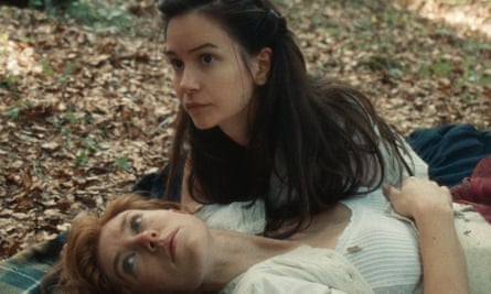 Vanessa Kirby (bottom) with Katherine Waterston in The World to Come.