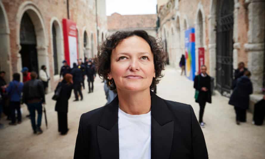 Cecilia Alemani, Artistic Director of the 2022 Venice Biennale in Venice.