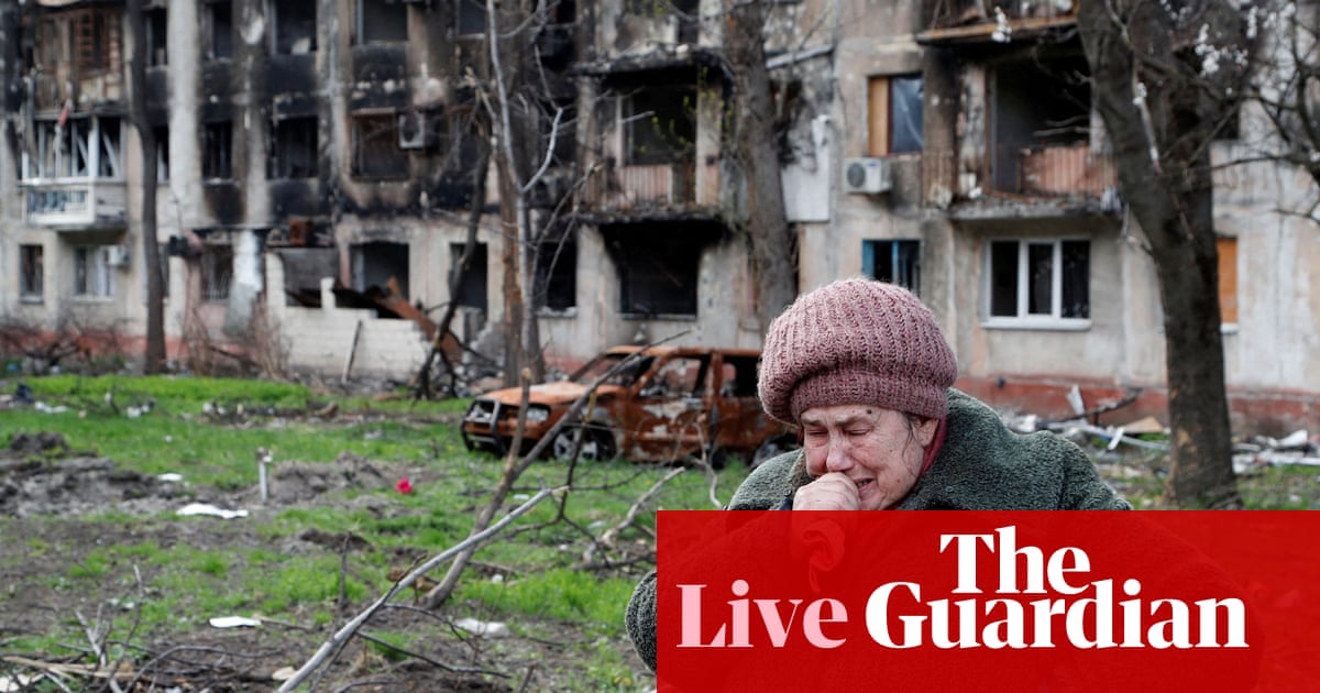 Russia-Ukraine war latest: Russia demands Mariupol surrender as small convoy of civilians reported to have left besieged city – live