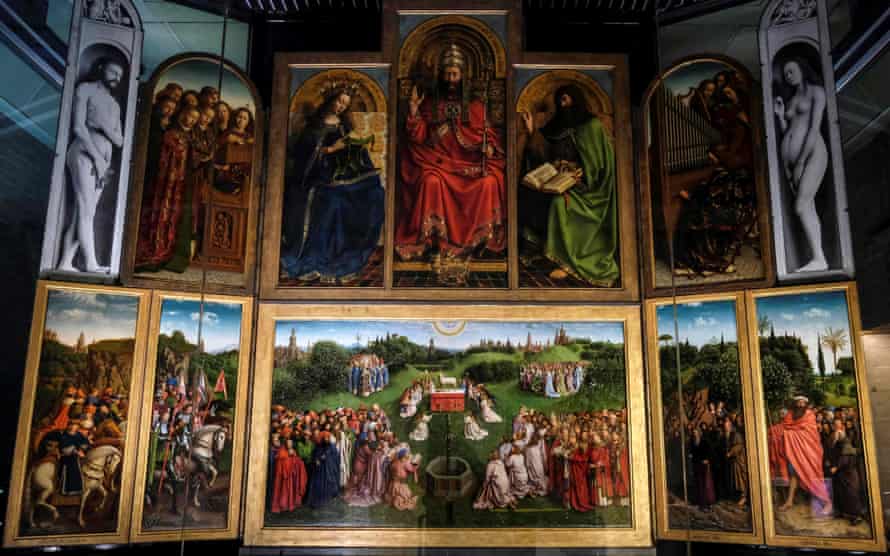 Mesmerising … the restored altarpiece.