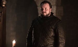 John Bradley as Samwell Tarly.