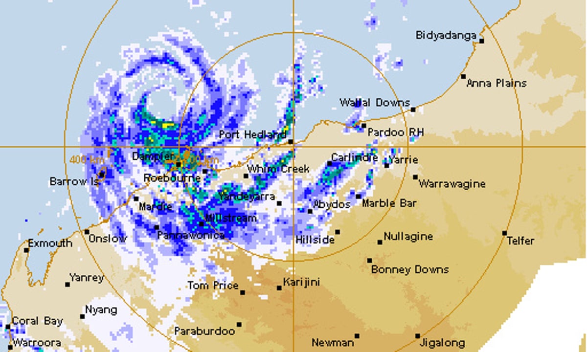 Cyclone Damien Expected To Strike Western Australia With Winds Up To 230km H Australia News The Guardian