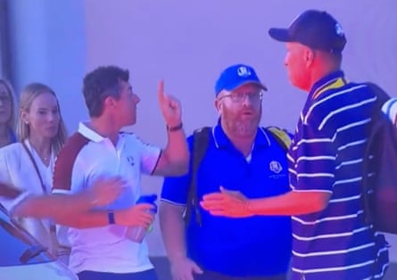 Rory McIlroy and Jim ‘Bones’ Mackay in a heated car park confrontation