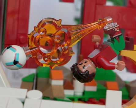 The Lego version of Cristiano Ronaldo.