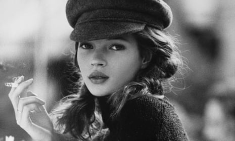 Kate Moss in 1990 by Kate Garner.