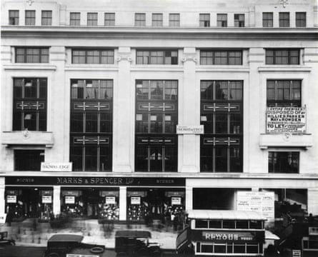The Oxford Street M&S store in the 1930s.