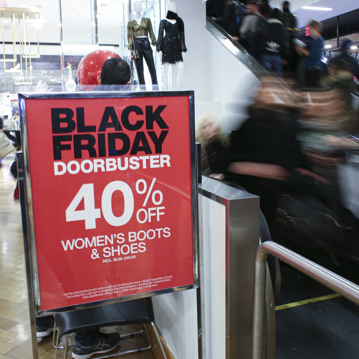 Us Retail Employees Call Out Working Conditions With Black Friday Protests Black Friday The Guardian
