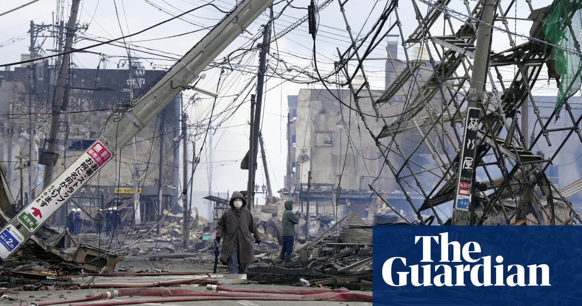 Japan earthquakes: ‘battle against time’ to find those trapped under rubble as death toll rises