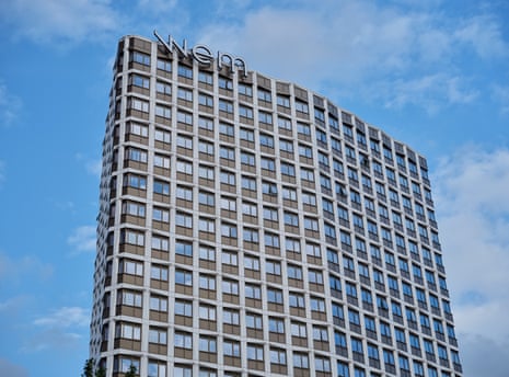 Wembley Point, the tower block from which a still unidentified woman jumped in October 2004