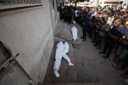 Mahmoud Suhail al-Dabbeh, a 16-year-old child with cerebral palsy in Gaza City, Gaza, died of malnutrition due to Israel’s blockade on aid on Saturday. After funeral procedures at al-Shifa Hospital, his body was laid to rest.