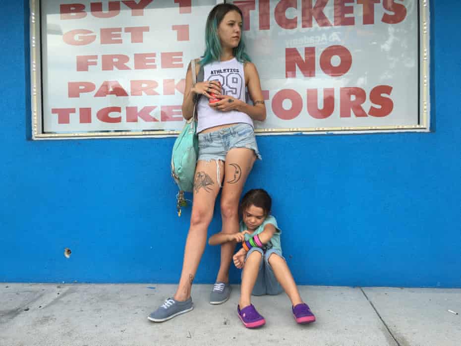 An Instagram feed from fame … The Florida Project star Bria Vinaite, left, with Brooklynn Prince.
