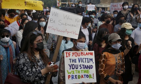 Hundreds of men in Pakistan investigated over mass sexual assault on woman  | Pakistan | The Guardian