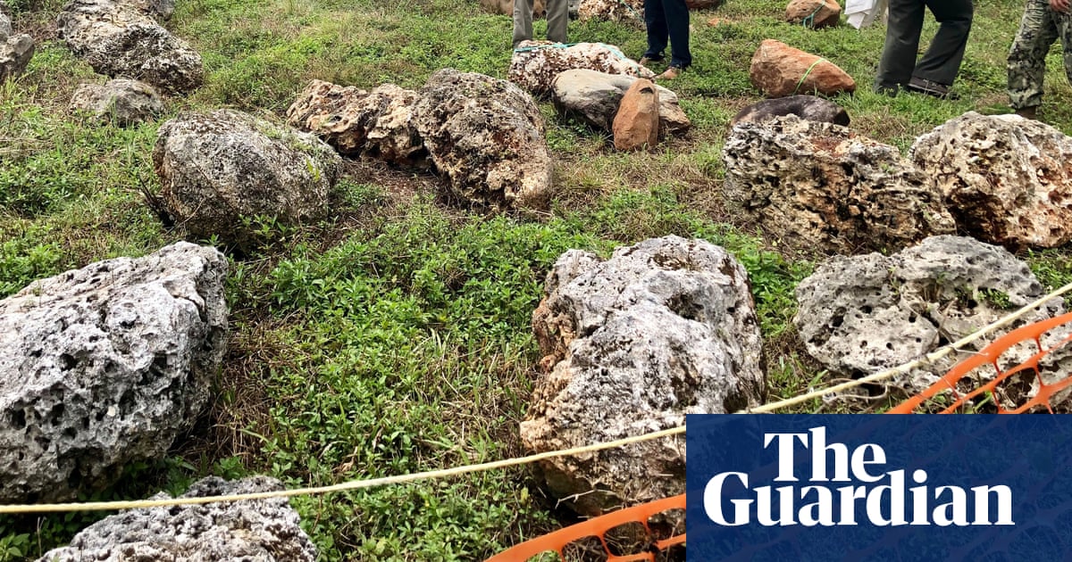 Ancient human remains found at site of new US military base in Guam prompts investigation