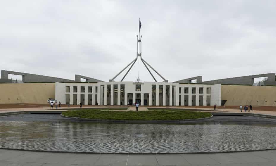 Outside Parliament House on January 06, 2020 in Canberra, Australia. 