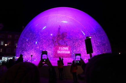 Communal pride … I Love Durham by Jacques Rival in 2019.