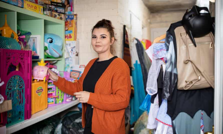 The people making a difference – the mum giving free phones and games to young people in need | Life and style 1 Kayla Ellis with some of her stock of donated goods.