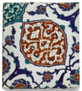 Iznik tile from Turkey, made in 1575