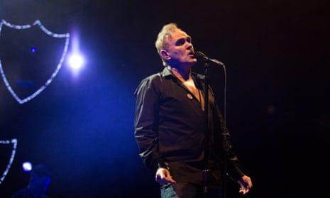 Morrissey on stage at the Genting Arena at the NEC, Birmingham in 2018.