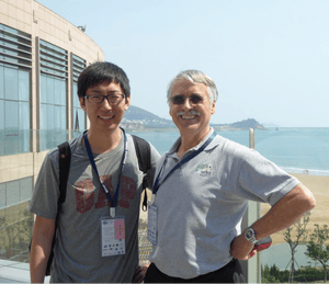 Drs. Lijing Cheng and Kevin Trenberth, September 2016 in Qing Dao China at the CLIVAR Conference.