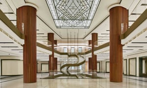 empty interior of Four Seasons hotel