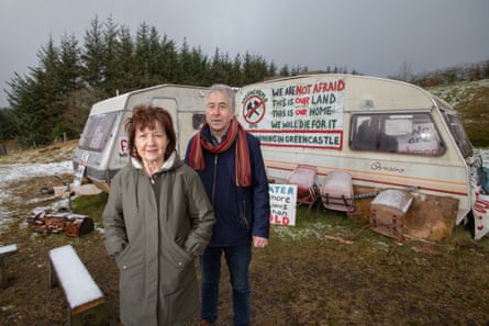 ‘We are not afraid, this is our land, this is our home, we will die for it. No to mining in Greencastle.’