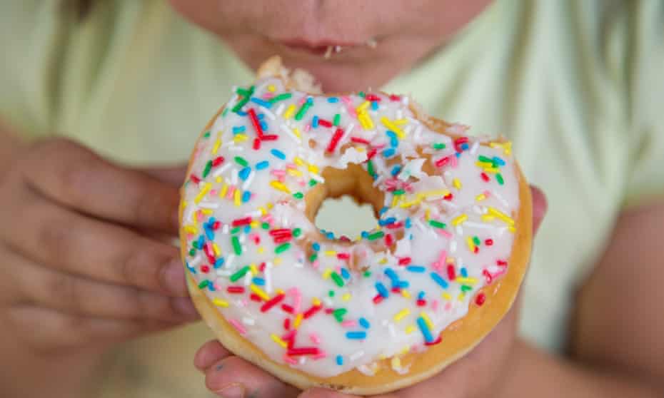 Child with doughnut