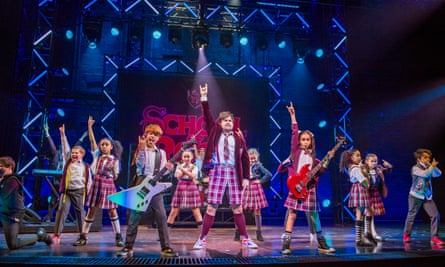 School of Rock the Musical at New London theatre