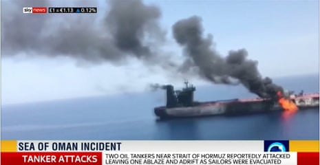 Oil tanker ‘attacked’ in the Gulf of Oman