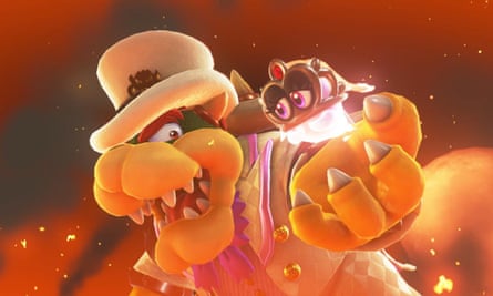 Super Mario Odyssey screenshot with Bowser