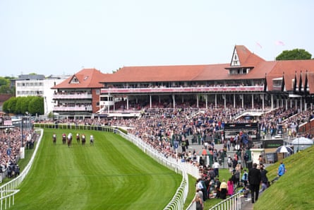 A view of runners and riders at Chester
