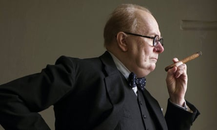 Gary Oldman as Churchill in Darkest Hour (2017).