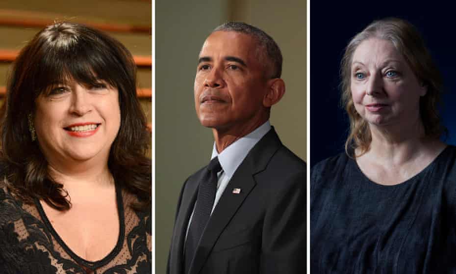 Contenders … EL James, Barack Obama and Hilary Mantel.