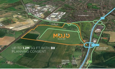 Corporate brochure for the Mojo site off the M20 in Kent