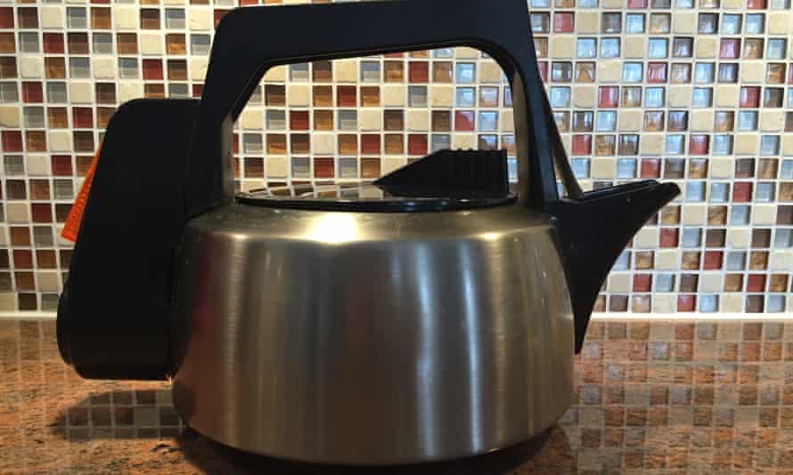 Kicki Gustafsson, from Östersund in Sweden, continues to boil water in her British Swan Kettle bought in 1983.