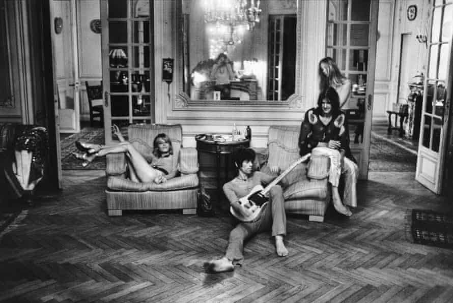 ‘They broke the mould’ … from left, Anita Pallenberg, Keith Richards, Gram Parsons and a friend at Villa Nellcôte.
