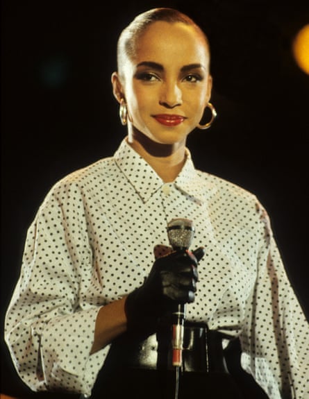 Adu in polka dots and gloves, on stage in 1984