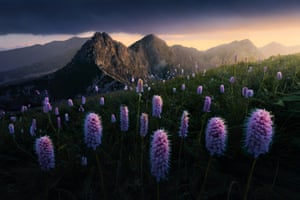 Prêmio da juventude, vencedor do Farewell to the Sun por Filip Hrebenda, em Western Tatras, Eslováquia