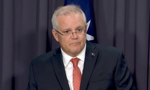 Australian prime minister Scott Morrison