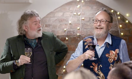 Si King and Dave Myers in The Hairy Bikers: Coming Home for Christmas.