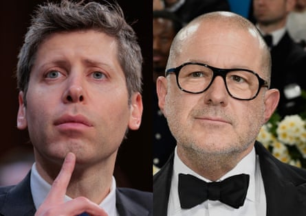 Jony Ive and Sam Altman.