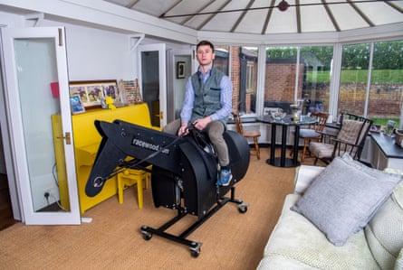 Oisin Murphy pictured at home